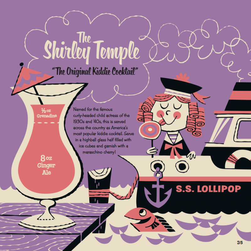 Shirley Temple Kiddie Cocktail Recipe
